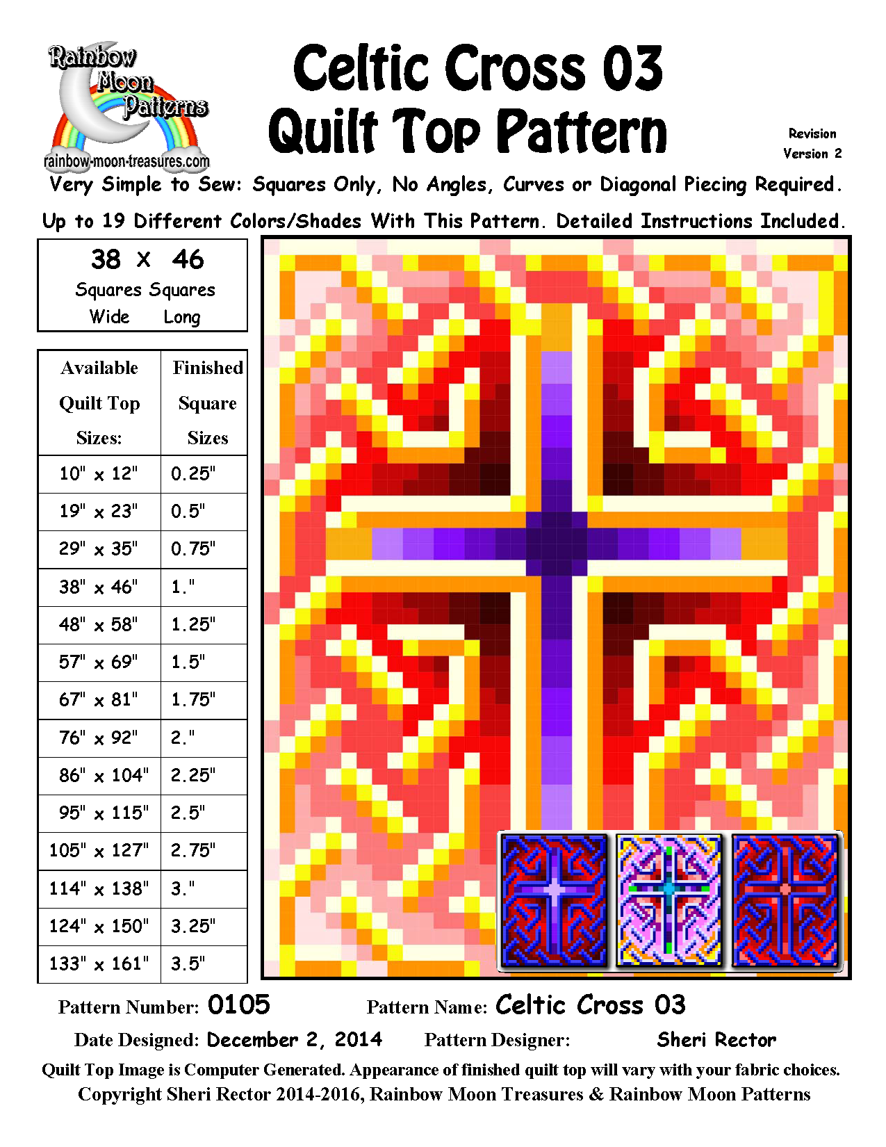 0124 Celtic Maze 06 Quilt Pattern 